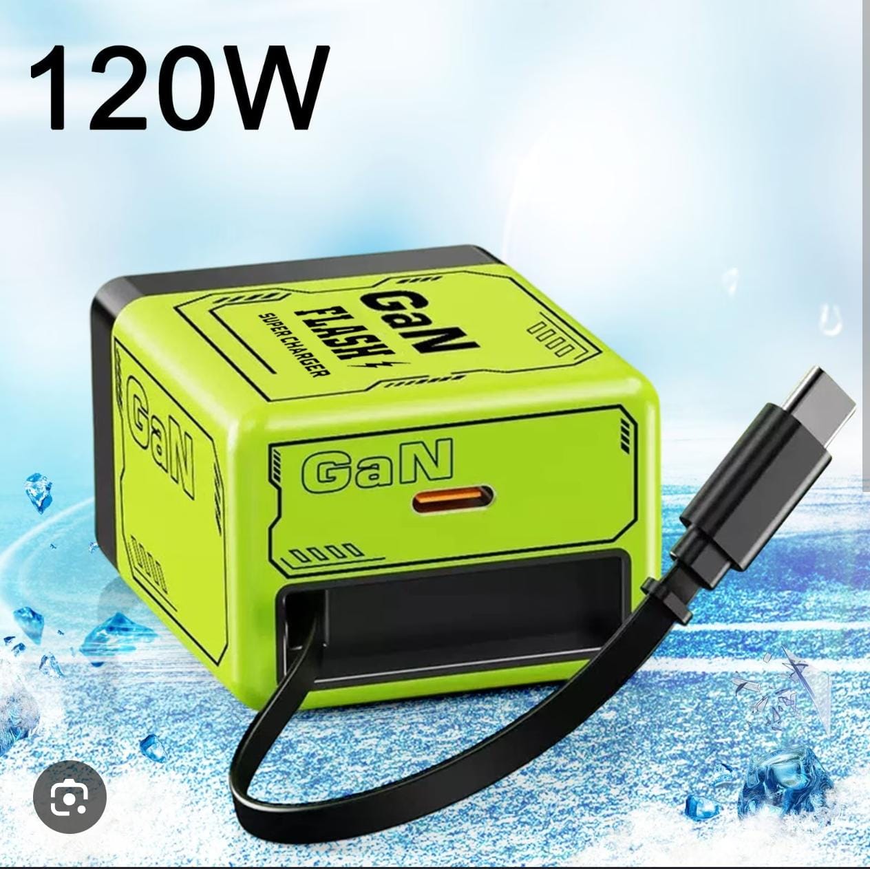 GaN Charger 2-in-1 gan Compatible with 120W Retractable Charger